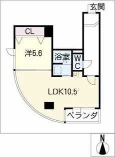 ジュネス佐久間【3階】の間取り