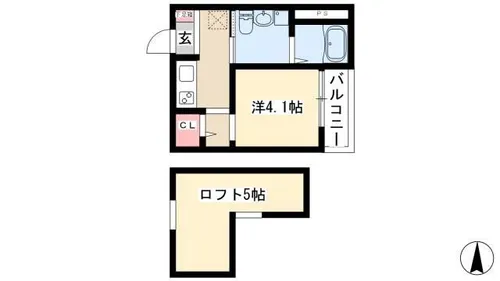 el cielo【1階】の間取り