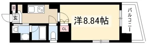 アールズタワー東山公園【5階】の間取り