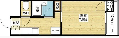 FIVEONE【4階】の間取り