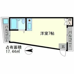コーポ香月【3階】の間取り