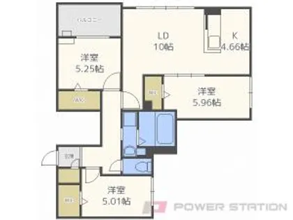 MセレクションステラⅡ【2階】の間取り