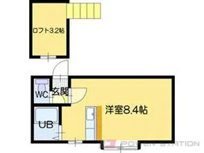 ADVANCED-I(アドヴァンスドファースト)【2階】の間取り