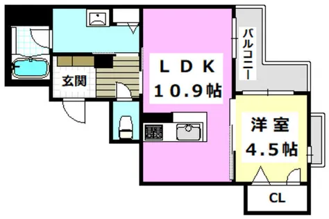 シャーメゾン ロワジール【2階】の間取り