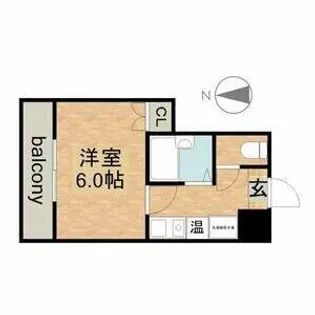 VIVIAN尾頭橋【5階】の間取り