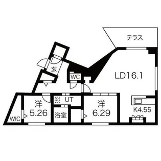 MIYANOMORI-CITY.STELLA【1階】の間取り