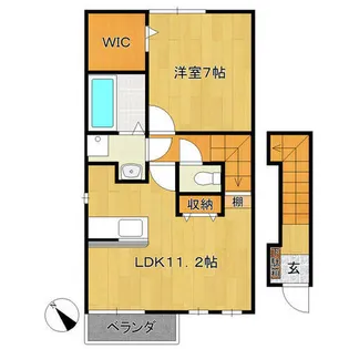 ニューフラワーY・K【2階】の間取り