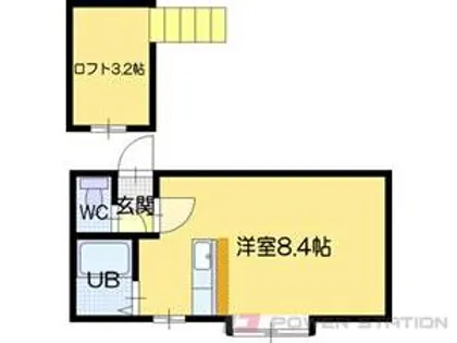 ADVANCED-I(アドヴァンスドファースト)【2階】の間取り