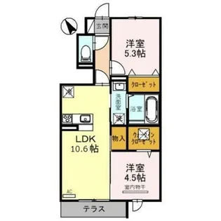 Maison de Grace【1階】の間取り
