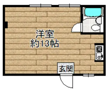ブードワール【65号室】の間取り