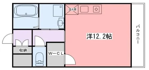 インタービレッジ下手野【5階】の間取り