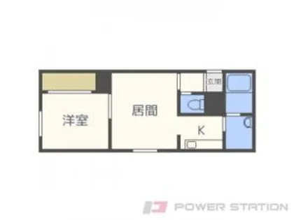 リヴェール八軒【1階】の間取り