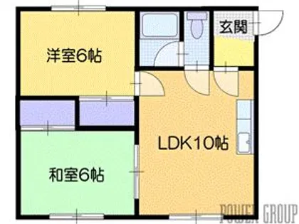 斉藤ハイツB【1階】の間取り