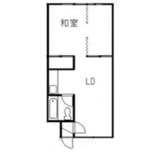 コーポ増住【2階】の間取り
