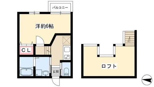 Creo浄心【2階】の間取り