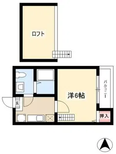 ウイングコート新守山【2階】の間取り