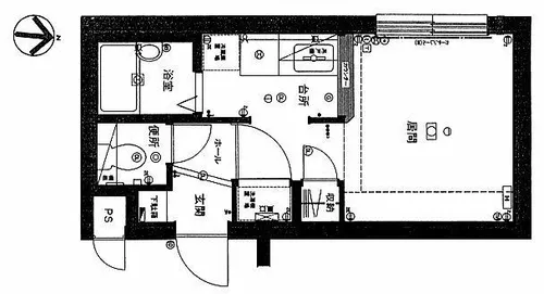 ステュディオ北12条【2階】の間取り