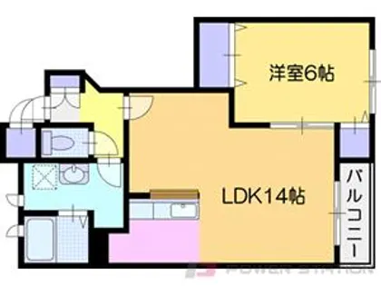 ウエストスリーヒルズ【1階】の間取り