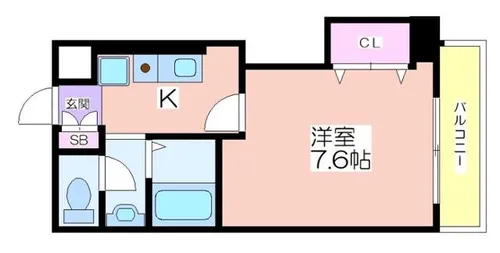 M’PLAZA住吉公園弐番館(Ⅱ番館)【6階】の間取り
