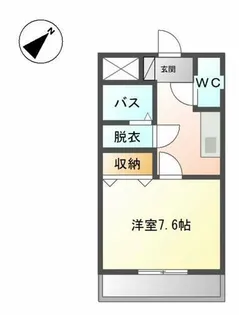 ソレアード【1階】の間取り