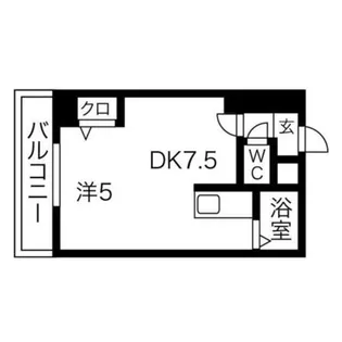 ミラバ澄川【5階】の間取り