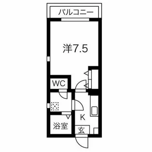 クレフラスト更屋敷Ⅱ【2階】の間取り