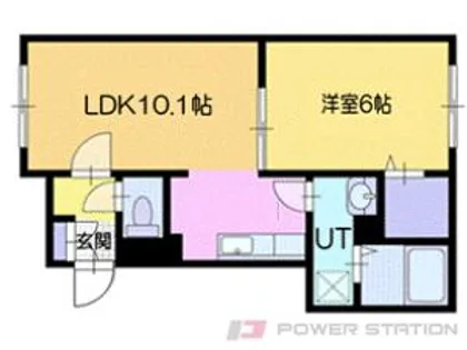 フォレストフォート1【1階】の間取り