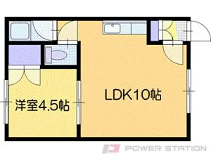 ハイツトロント【3階】の間取り