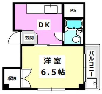 マンション藤【2FA5号室】の間取り