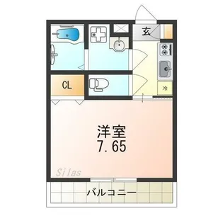アンレーヴ羽衣【2階】の間取り