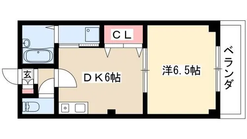 ウエストパーク【2階】の間取り