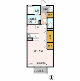 クレール21【2階】の間取り