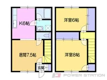 オータムシャトーII【1階】の間取り