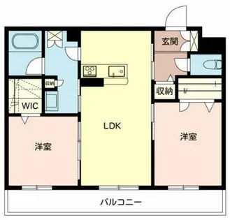 シャーメゾン田寺東【2階】の間取り