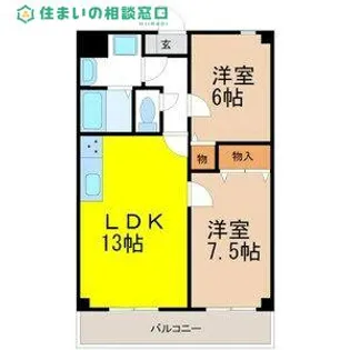 エクセル小呂【2階】の間取り