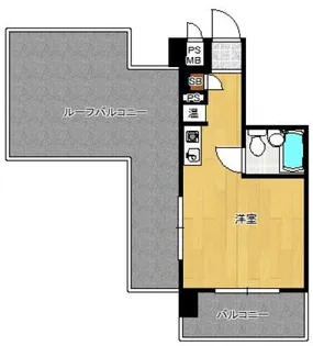 ロマネスク美野島【1102号室】の間取り