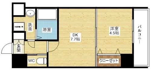 MSR新大阪南【4階】の間取り