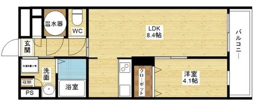プレミアコート【6階】の間取り