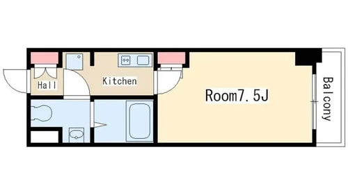 リヴシティ栄参番館【505号室】の間取り