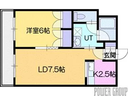 シティーアルファー【4階】の間取り