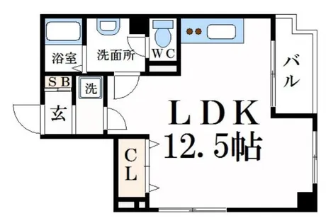 FELICE朝日町【6階】の間取り