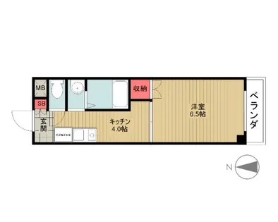 セントラル瑞穂【5階】の間取り