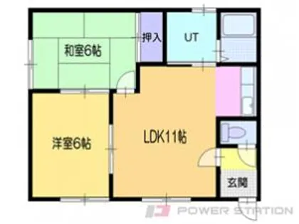 藤田ハイツ【1階】の間取り