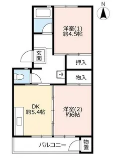 UR花山東【0170203号室】の間取り