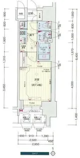 プレサンス桜通ベルノ【3階】の間取り