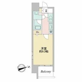 ルクレ新栄レジデンス【0601号室】の間取り