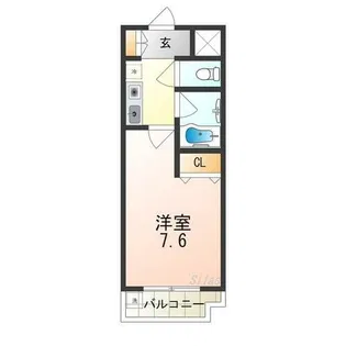ベルデ堺東【1階】の間取り