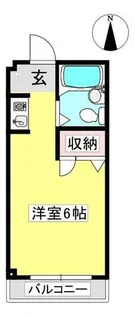 オレンジハイツ【1-E号室】の間取り