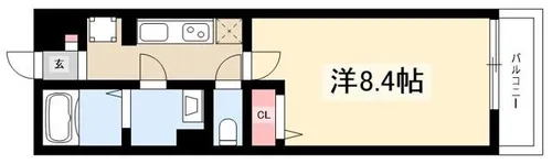 リブリ・ナゴヤドーム前【3階】の間取り