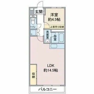 レジデンス南川【903号室】の間取り